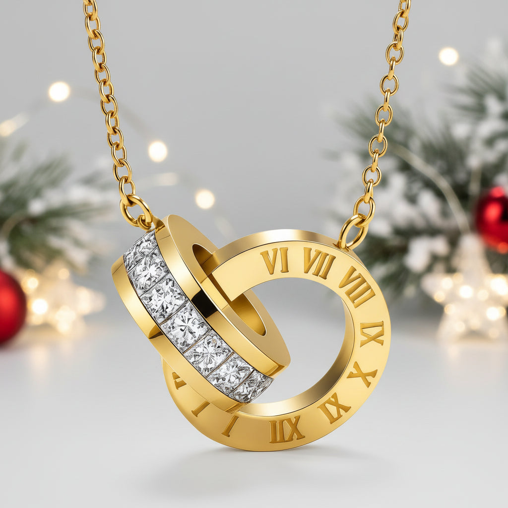 Collana, Acciaio Placcato Oro 18K