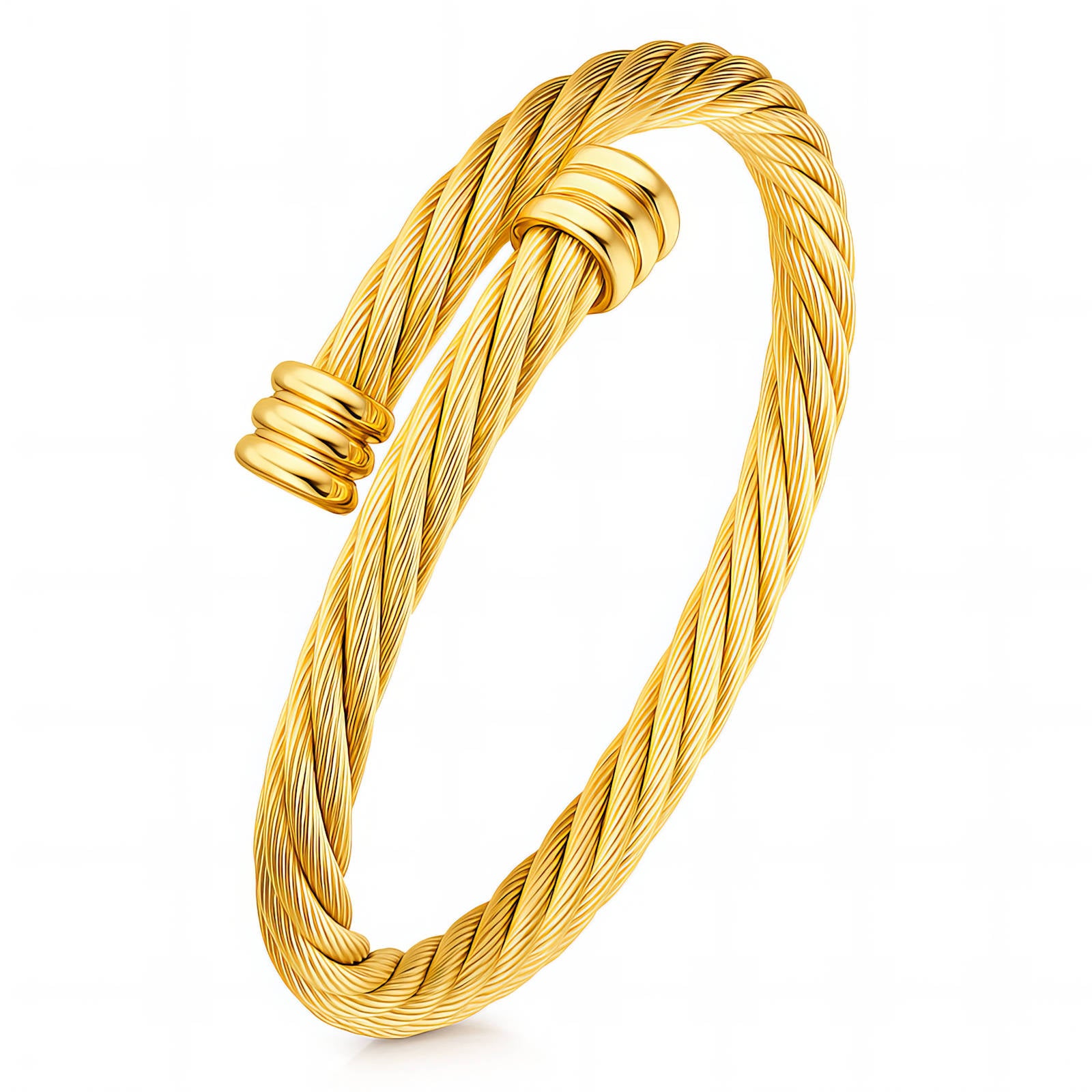 Bracciale, Acciaio Placcato Oro 18K