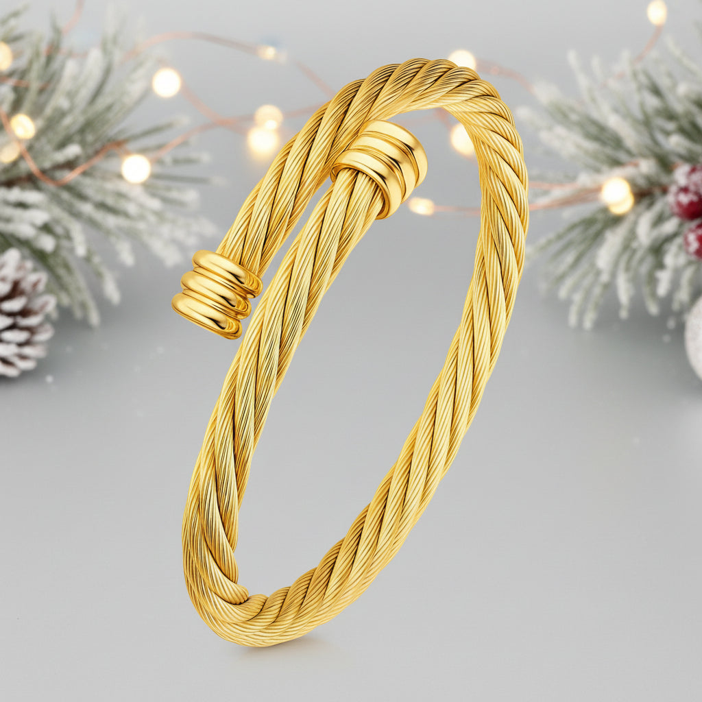 Bracciale, Acciaio Placcato Oro 18K