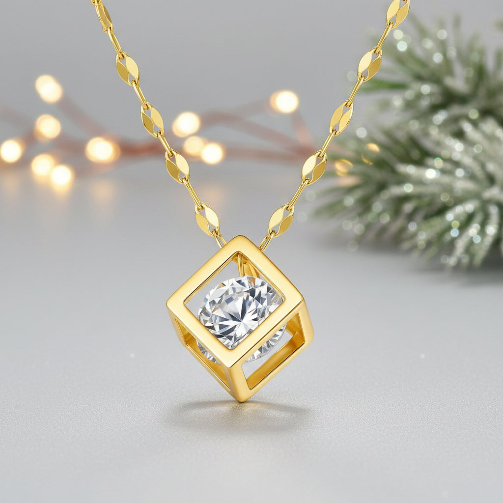 Collana, Acciaio Placcato Oro 18K