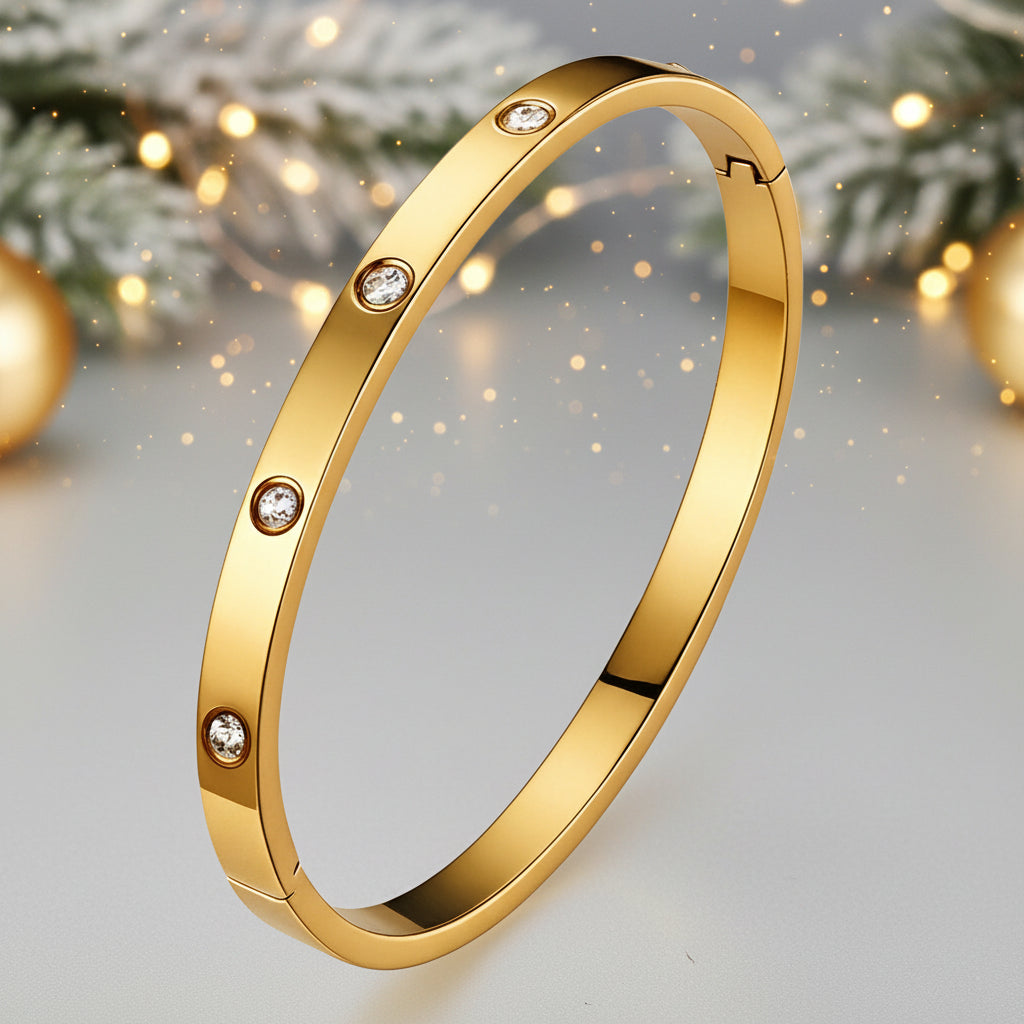 Bracciale, Acciaio Placcato Oro 18K